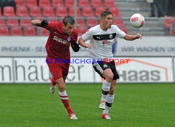 2.Bundesliag SV Sandhausen - MSV Duisburg 27.10.2012 (© Kraichgausport / Loerz)